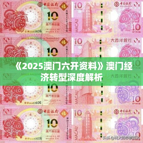 《2025澳门六开资料》澳门经济转型深度解析