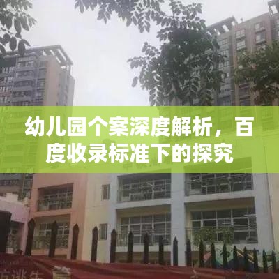 幼儿园个案深度解析，百度收录标准下的探究