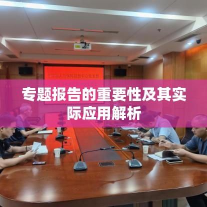 专题报告的重要性及其实际应用解析
