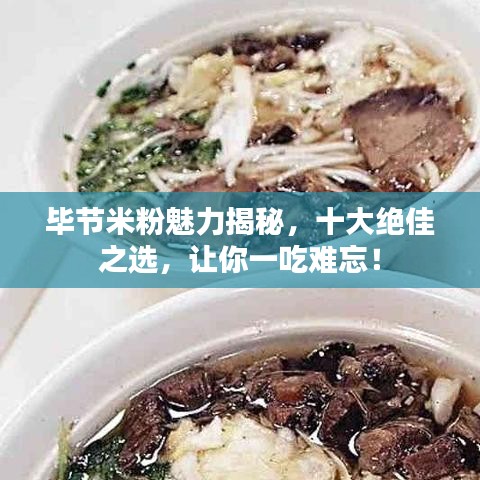 毕节米粉魅力揭秘，十大绝佳之选，让你一吃难忘！