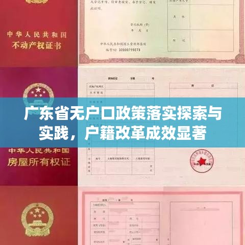 广东省无户口政策落实探索与实践，户籍改革成效显著